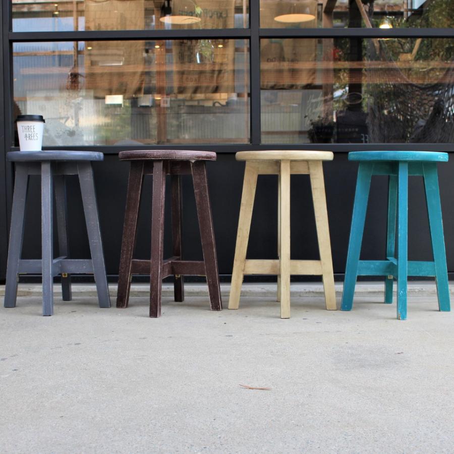 スツール カウンターチェア 木製 カラフル かわいい おしゃれ