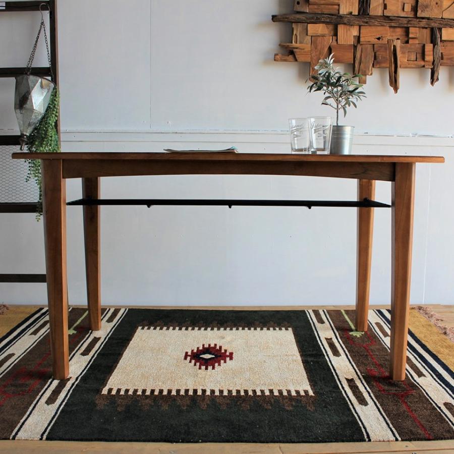 ダイニングテーブル 食卓 センターテーブル アンティーク 幅130cm 奥行