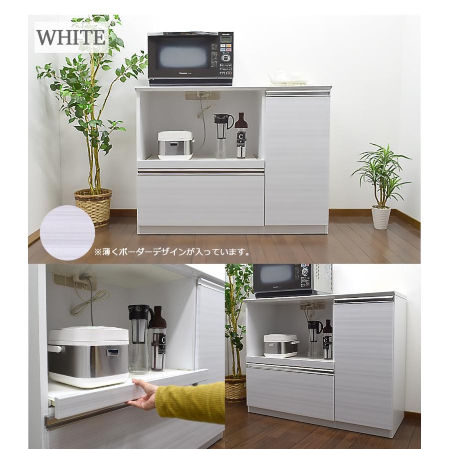 【本日最終日】キッチンカウンター 幅120cm 白　食器棚 レンジ台 楽天市場】キッチンカウンター カウンター 食器棚 幅120cm 幅90cm 完成