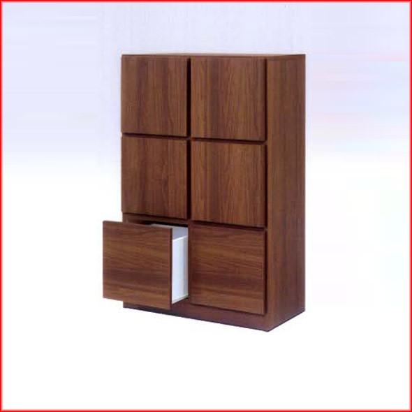 キャビネット 75 ウォールナット アンティーク 木製 完成品 北欧