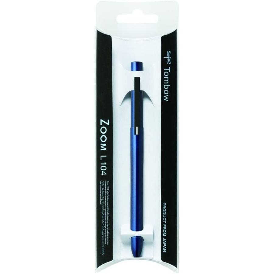 トンボ鉛筆 多機能ペン 2色+シャープ ZOOM L104 ネイビー CLB-131B｜withu｜02