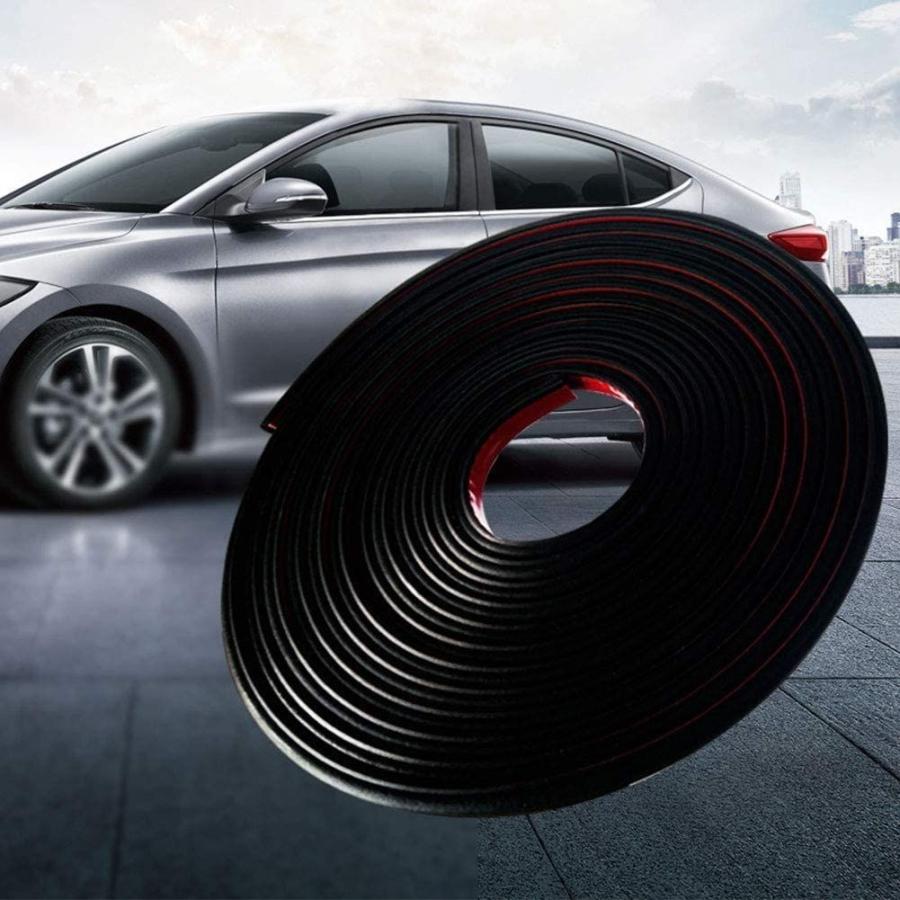 Ewolee 車用ドアモール 隙間テープ ドア 窓用 防音 風切り音 防止テープ 隙間風防止 寒さ対策 気密性アップ 防 B型 10m 黒 With U Yahoo 店 通販 Yahoo ショッピング