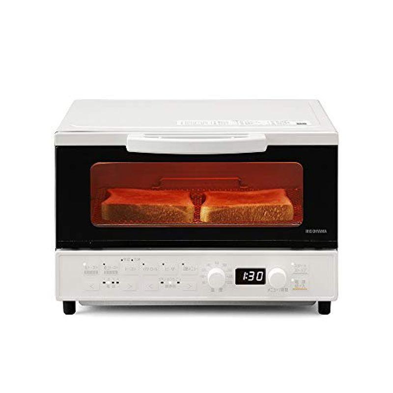 アイリスオーヤマ オーブントースター 1200W 温度調節機能(80~230度) タイマー60分 自動メニュー20種類 生トースト 極上トー 食器洗い乾燥機