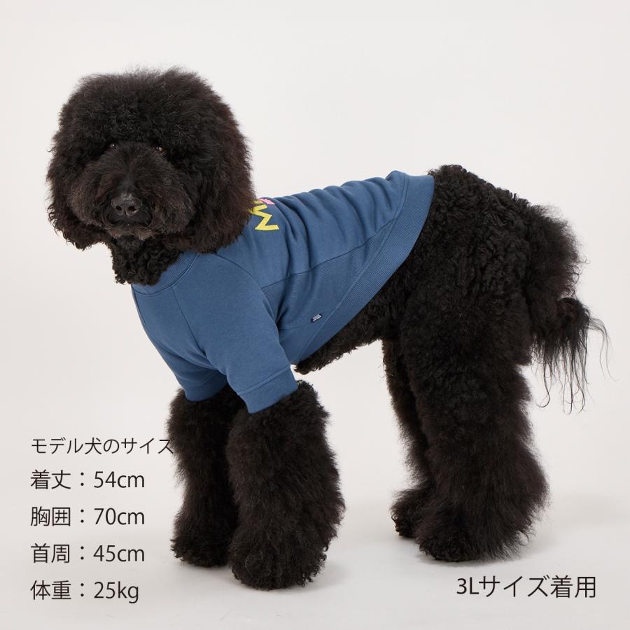 犬 服 ブラシロゴスウェット スウェット トレーナー ヴィンテージ 冬 おしゃれ ドッグウェア 小型犬 中型犬 大型犬 マンダリンブラザーズ 爆買 | MANDARINE BROTHERS | 15