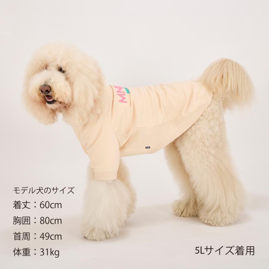 犬 服 ブラシロゴスウェット スウェット トレーナー ヴィンテージ 冬 おしゃれ ドッグウェア 小型犬 中型犬 大型犬 マンダリンブラザーズ 爆買 | MANDARINE BROTHERS | 17
