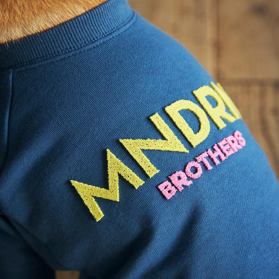 犬 服 ブラシロゴスウェット スウェット トレーナー ヴィンテージ 冬 おしゃれ ドッグウェア 小型犬 中型犬 大型犬 マンダリンブラザーズ 爆買 | MANDARINE BROTHERS | 18