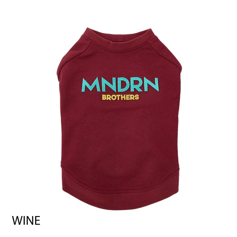 犬 服 ブラシロゴスウェット スウェット トレーナー ヴィンテージ 冬 おしゃれ ドッグウェア 小型犬 中型犬 大型犬 マンダリンブラザーズ 爆買 | MANDARINE BROTHERS | 03