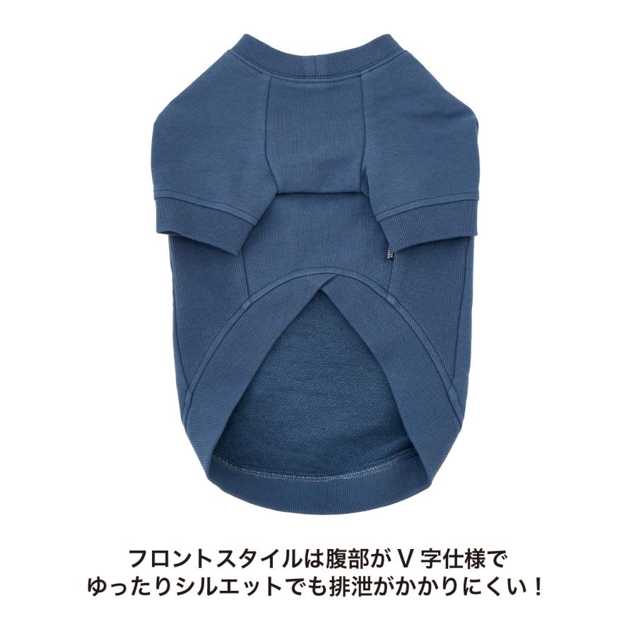 犬 服 ブラシロゴスウェット スウェット トレーナー ヴィンテージ 冬 おしゃれ ドッグウェア 小型犬 中型犬 大型犬 マンダリンブラザーズ 爆買 | MANDARINE BROTHERS | 04