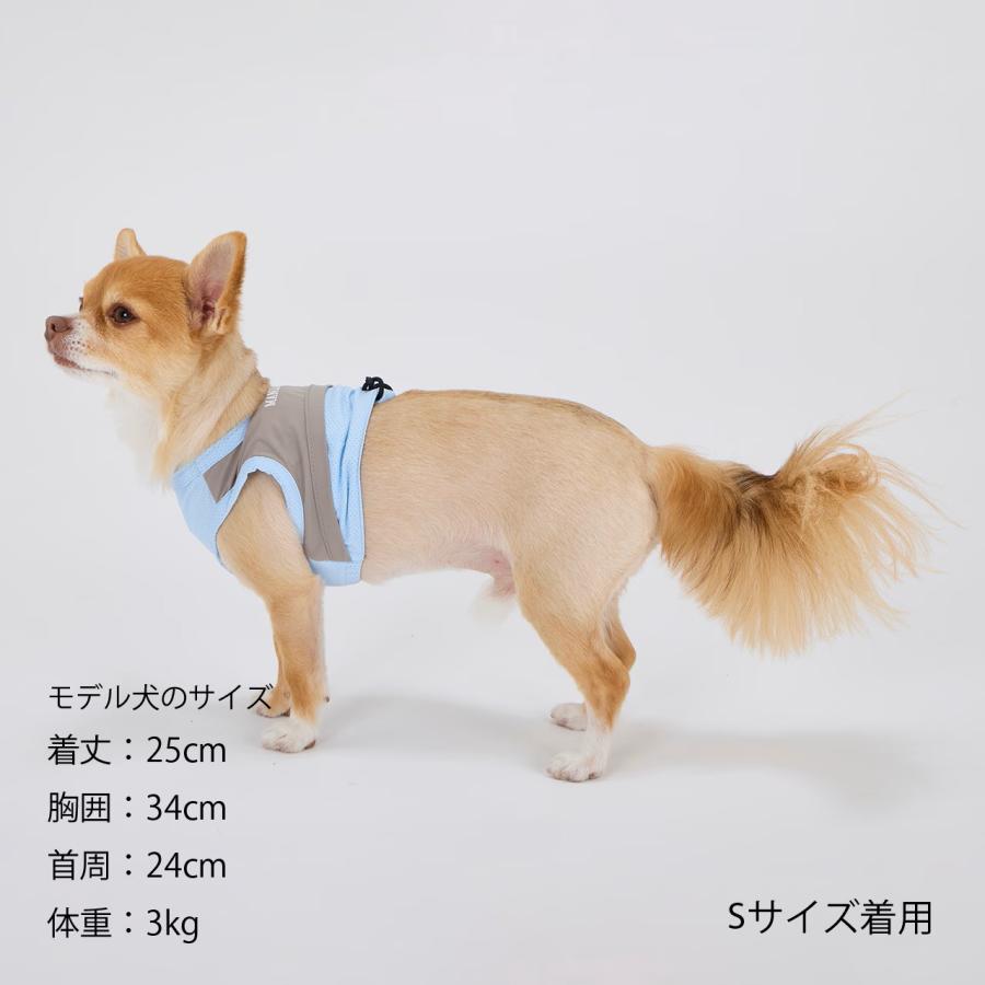 犬 服 保冷剤を入れるポケット付き クーリングベスト 接触冷感 犬の服 クール タンク ベスト 夏服 ひんやり マンダリンブラザーズ 爆買 | MANDARINE BROTHERS | 10