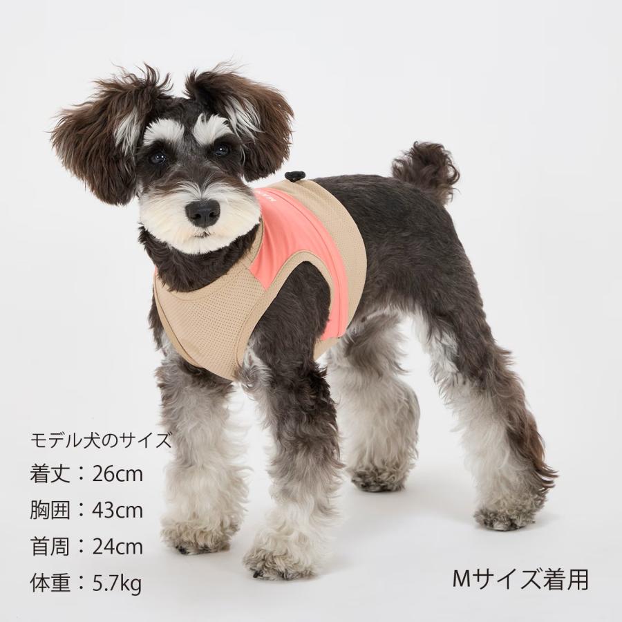 犬 服 保冷剤を入れるポケット付き クーリングベスト 接触冷感 犬の服 クール タンク ベスト 夏服 ひんやり マンダリンブラザーズ 爆買 | MANDARINE BROTHERS | 11