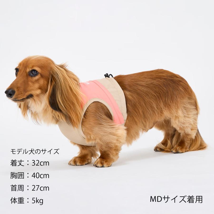 犬 服 保冷剤を入れるポケット付き クーリングベスト 接触冷感 犬の服 クール タンク ベスト 夏服 ひんやり マンダリンブラザーズ 爆買 | MANDARINE BROTHERS | 12