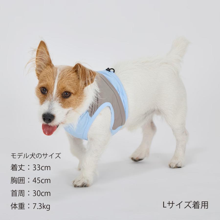 犬 服 保冷剤を入れるポケット付き クーリングベスト 接触冷感 犬の服 クール タンク ベスト 夏服 ひんやり マンダリンブラザーズ 爆買 | MANDARINE BROTHERS | 13