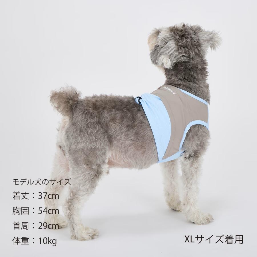 犬 服 保冷剤を入れるポケット付き クーリングベスト 接触冷感 犬の服 クール タンク ベスト 夏服 ひんやり マンダリンブラザーズ 爆買 | MANDARINE BROTHERS | 14