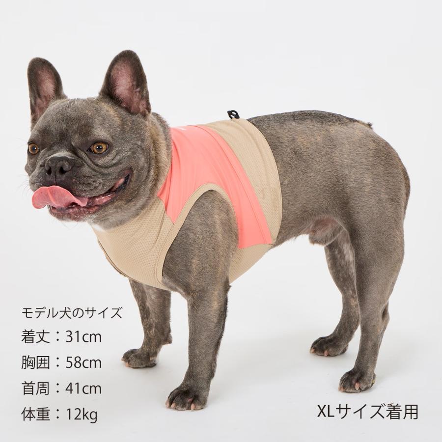 犬 服 保冷剤を入れるポケット付き クーリングベスト 接触冷感 犬の服 クール タンク ベスト 夏服 ひんやり マンダリンブラザーズ 爆買 | MANDARINE BROTHERS | 15
