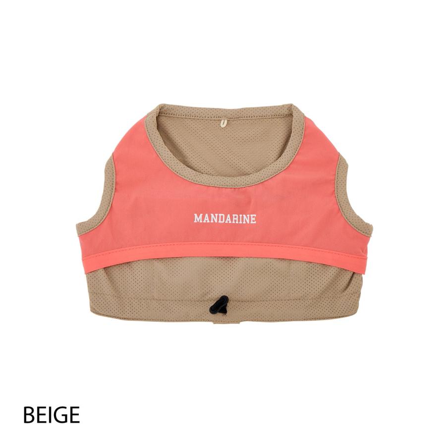 犬 服 保冷剤を入れるポケット付き クーリングベスト 接触冷感 犬の服 クール タンク ベスト 夏服 ひんやり マンダリンブラザーズ 爆買 | MANDARINE BROTHERS | 01