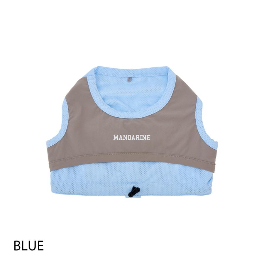 犬 服 保冷剤を入れるポケット付き クーリングベスト 接触冷感 犬の服 クール タンク ベスト 夏服 ひんやり マンダリンブラザーズ 爆買 | MANDARINE BROTHERS | 02