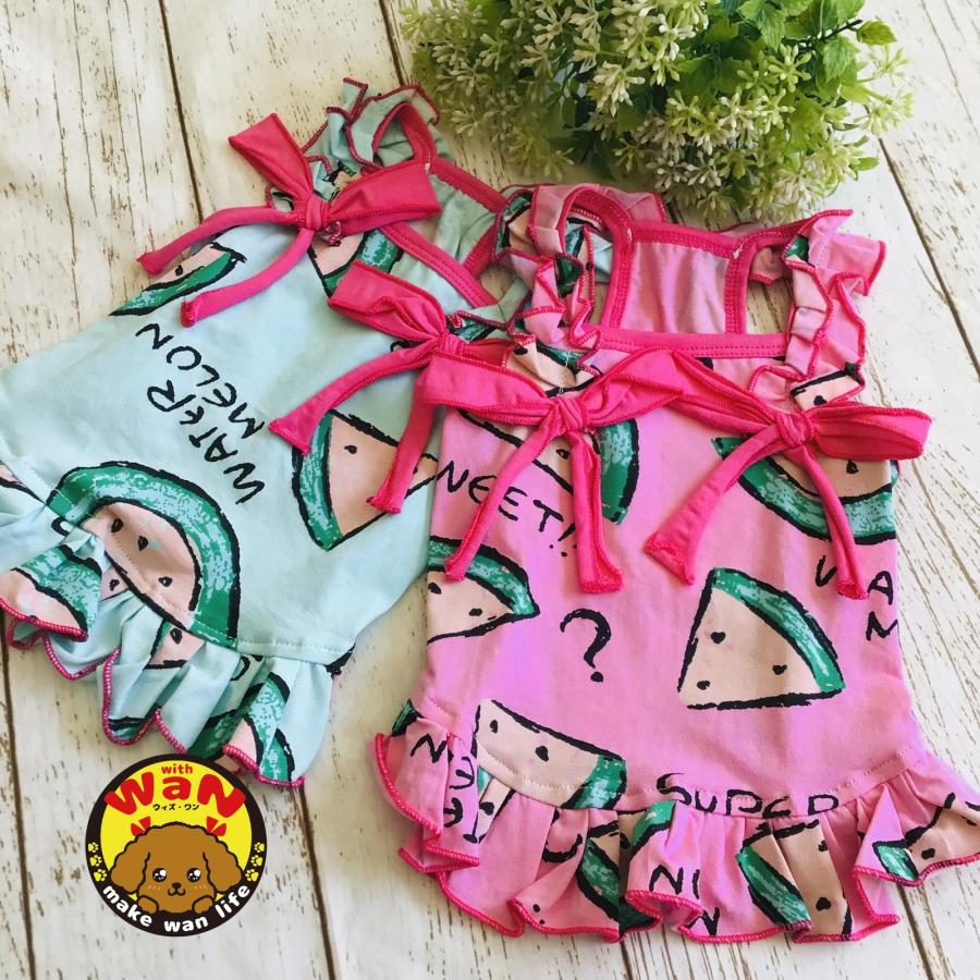 犬 服 イチゴ リボン ワンピース ドッグウェア 犬 犬服 犬の服 小型犬 おしゃれ かわいい 女の子 スカート キャミソール Tシャツ フリル 春 夏 秋 冬 Design6 2 With Wan ヤフーショッピング店 通販 Yahoo ショッピング