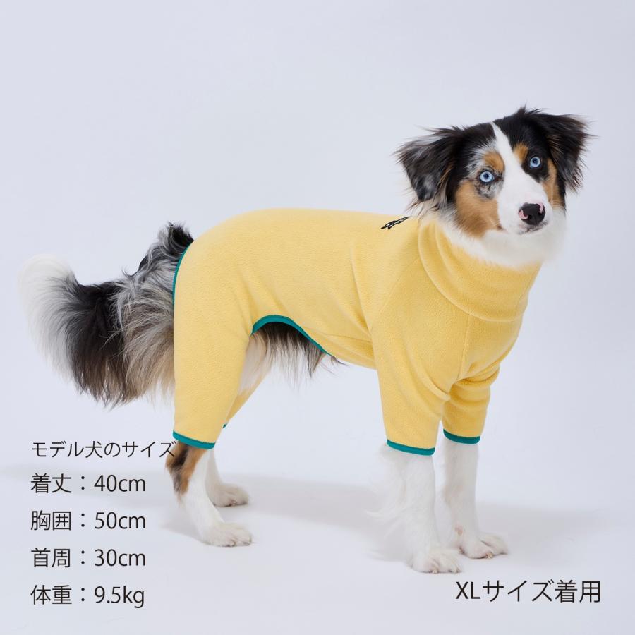 犬 服 フレームロゴボアスーツ つなぎ ボア プルオーバー 犬服 ボアスーツ ロンパース カバーオール 防寒 マンダリンブラザーズ 爆買 | MANDARINE BROTHERS | 17
