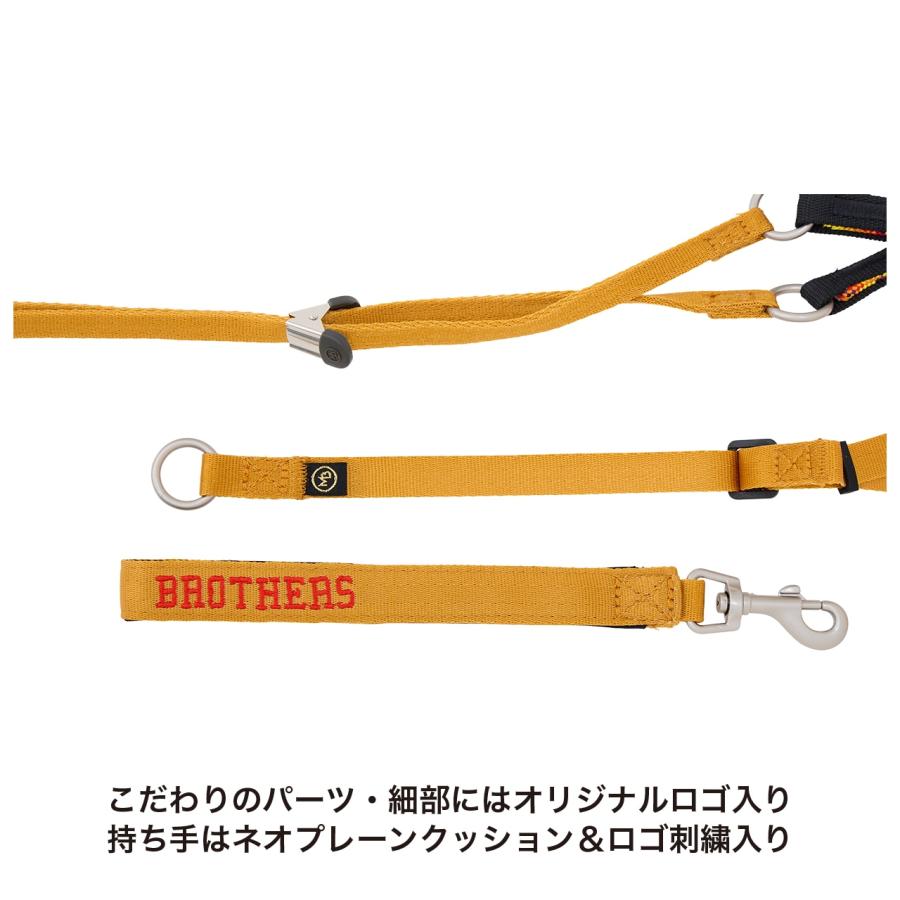 犬 リード ハンズフリーリーシュ ハンズフリーリード 手ぶら 首輪 おしゃれ 小型犬 中型犬 首輪 ハーネス シンプル マンダリンブラザーズ 爆買 | MANDARINE BROTHERS | 07