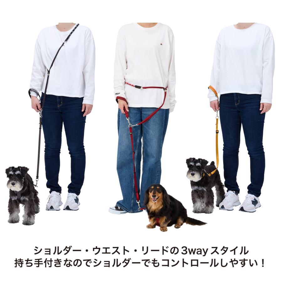 犬 リード ハンズフリーリーシュ ハンズフリーリード 手ぶら 首輪 おしゃれ 小型犬 中型犬 首輪 ハーネス シンプル マンダリンブラザーズ 爆買 | MANDARINE BROTHERS | 09