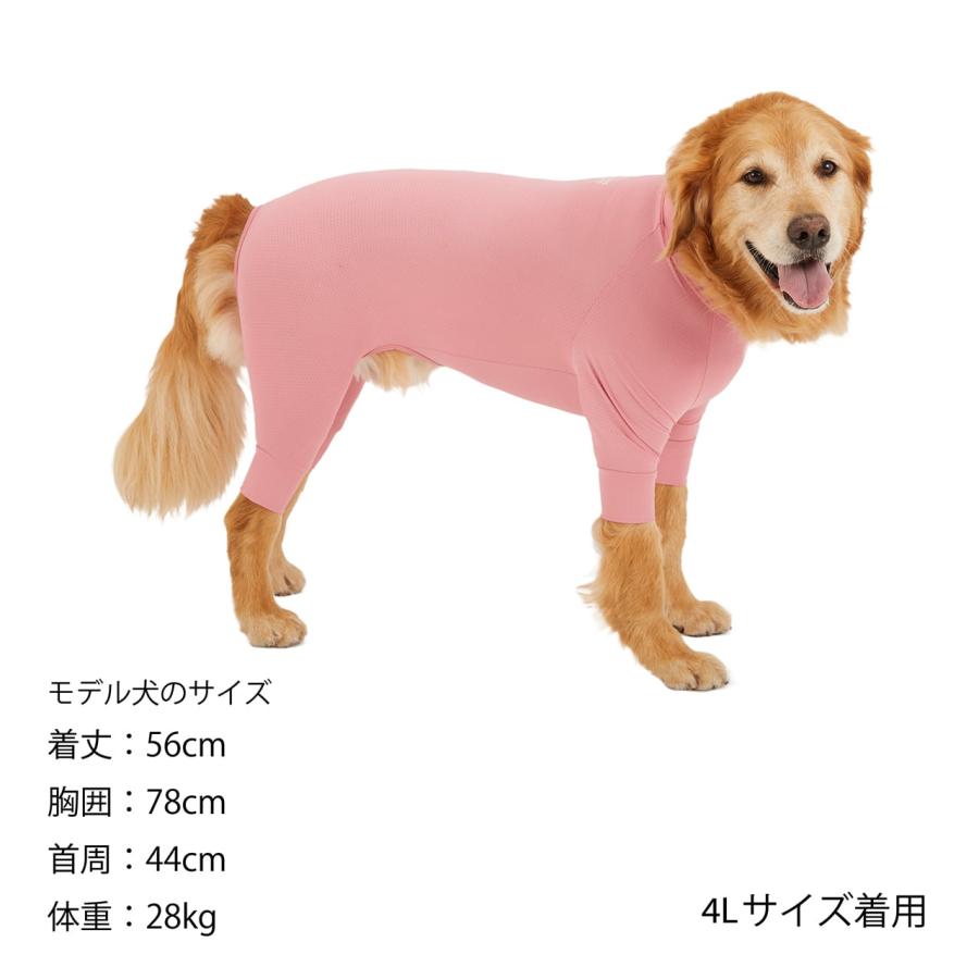 犬 服 クール インセクトシールドスキンタイトスーツ スキンタイトスーツ 接触冷感 防虫 犬服 ロンパース マンダリンブラザーズ 3L 4L 5L｜withwan｜21