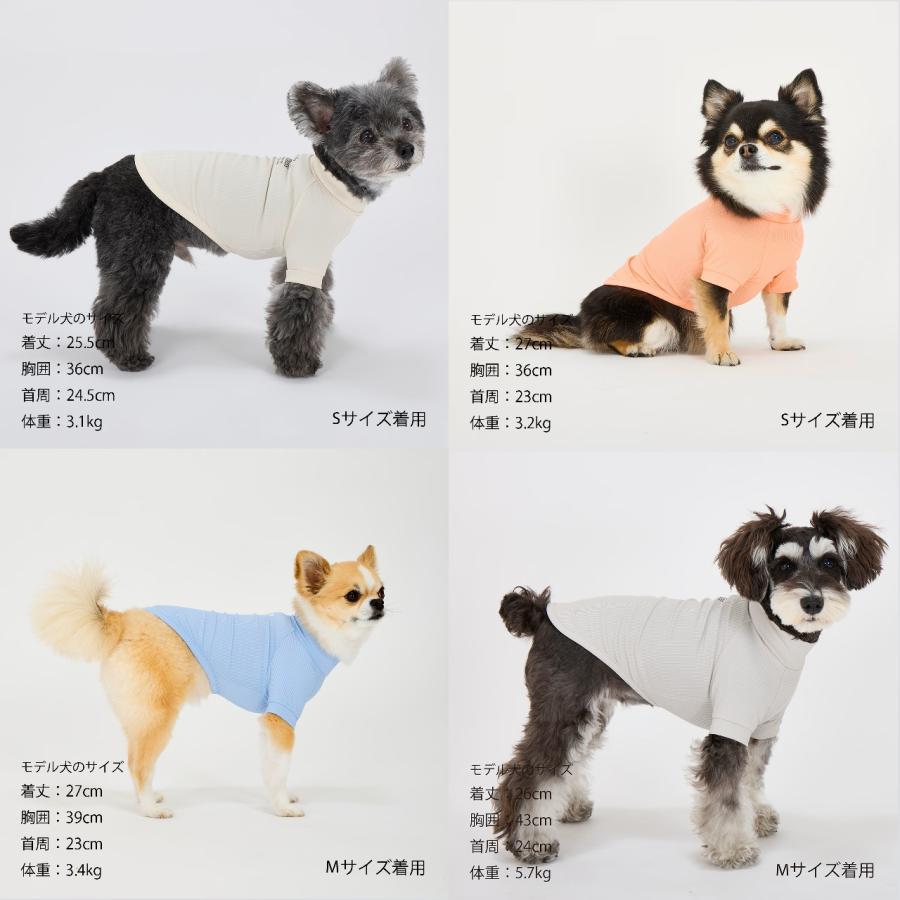 犬 服 接触冷感 防虫 インセクトシールドスキンタイトクールTシャツ 夏服 犬服 タイト Tシャツ 虫よけ クール マンダリンブラザーズ 爆買 | MANDARINE BROTHERS | 14