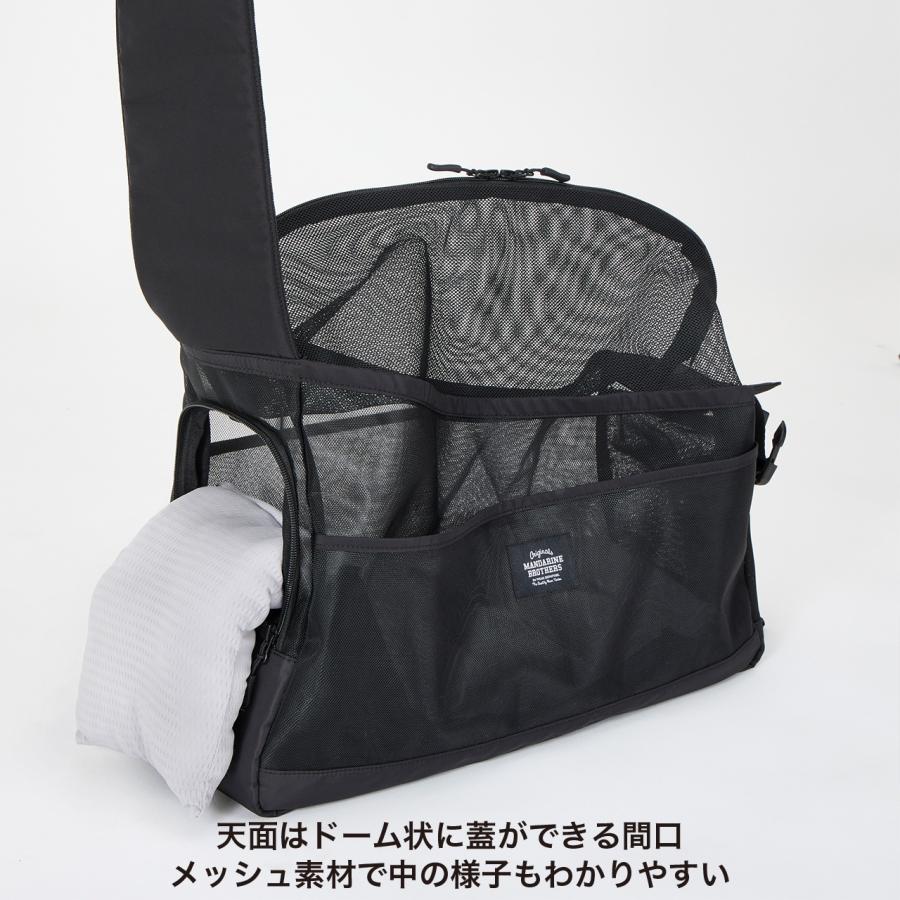 犬 接触冷感マット付き メッシュショルダーバッグ 夏用 オールメッシュ キャリーバッグ ドッグスリング マンダリンブラザーズ 爆買 | MANDARINE BROTHERS | 05