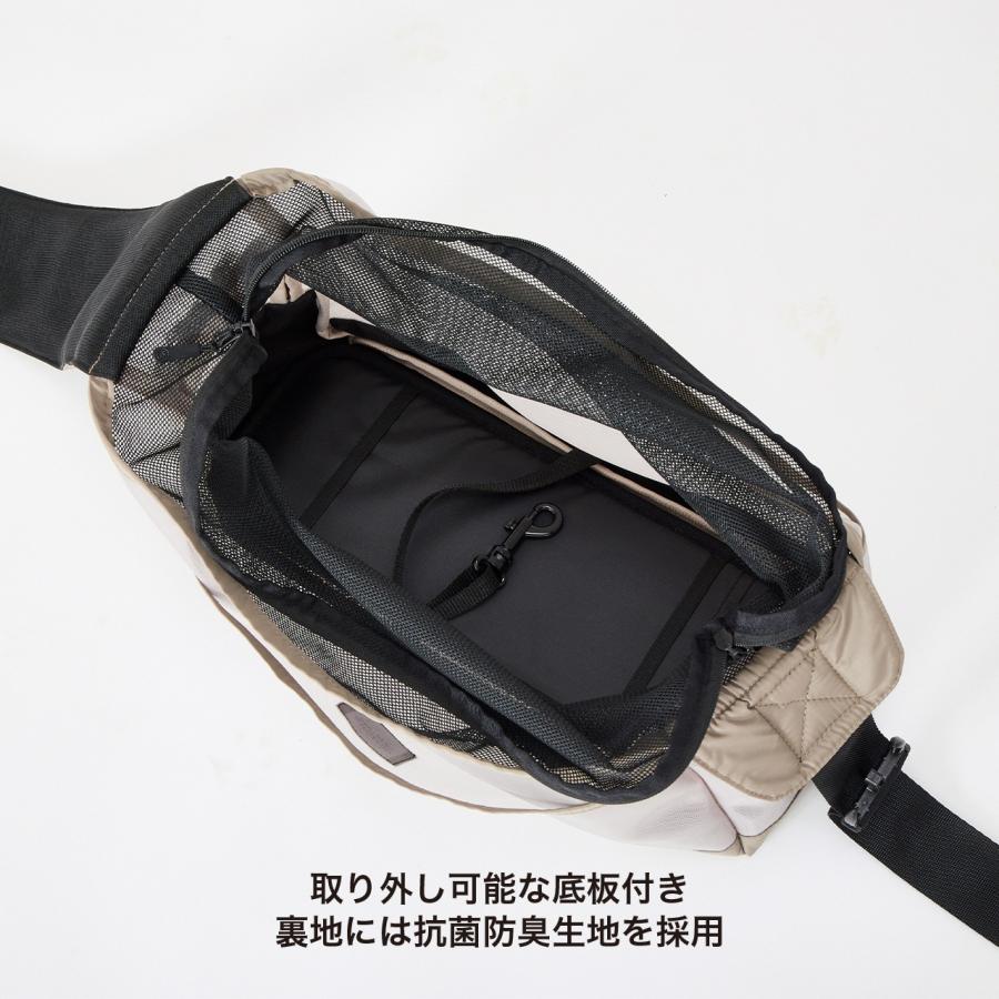 犬 接触冷感マット付き メッシュショルダーバッグ 夏用 オールメッシュ キャリーバッグ ドッグスリング マンダリンブラザーズ 爆買 | MANDARINE BROTHERS | 07