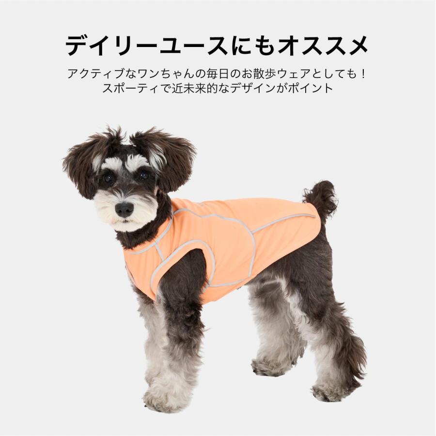 犬 服 夜散歩 接触冷感 リフレクティブTシャツ 夏服 リフレクター UPF50+ ひんやり マンダリンブラザーズ 爆買 | MANDARINE BROTHERS | 10
