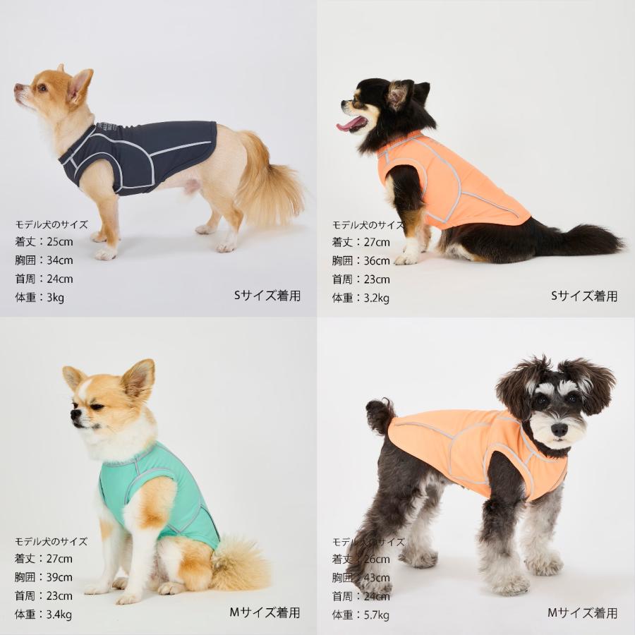犬 服 夜散歩 接触冷感 リフレクティブTシャツ 夏服 リフレクター UPF50+ ひんやり マンダリンブラザーズ 爆買 | MANDARINE BROTHERS | 11