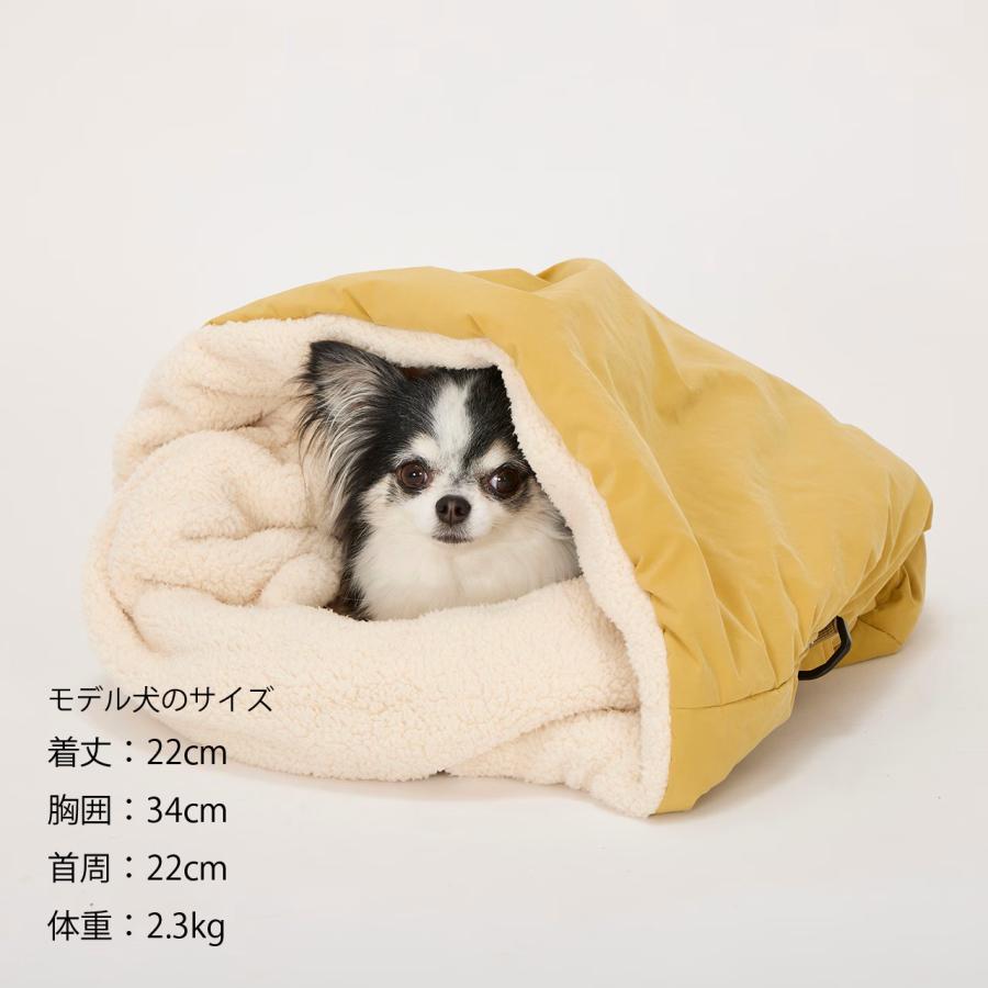 2026秋冬新作 マンダリンブラザーズ スリーピングバッグ 犬 スリング キャリーバッグ ベッド 寝袋 小型犬 パピー 防寒 ボア 爆買 | MANDARINE BROTHERS | 15