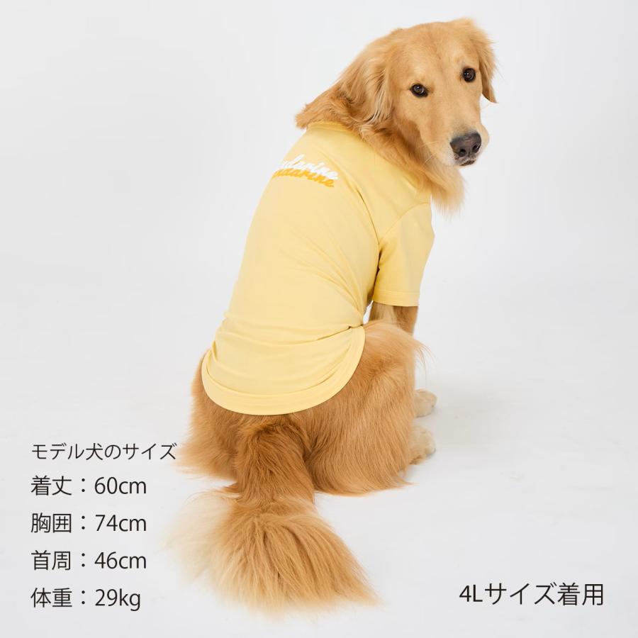 犬 服 接触冷感 防虫 シャドウロゴクールTシャツ クール おしゃれ 夏服 虫よけ ドッグウェア クールシャツ ひんやり マンダリンブラザーズ 爆買 | MANDARINE BROTHERS | 15