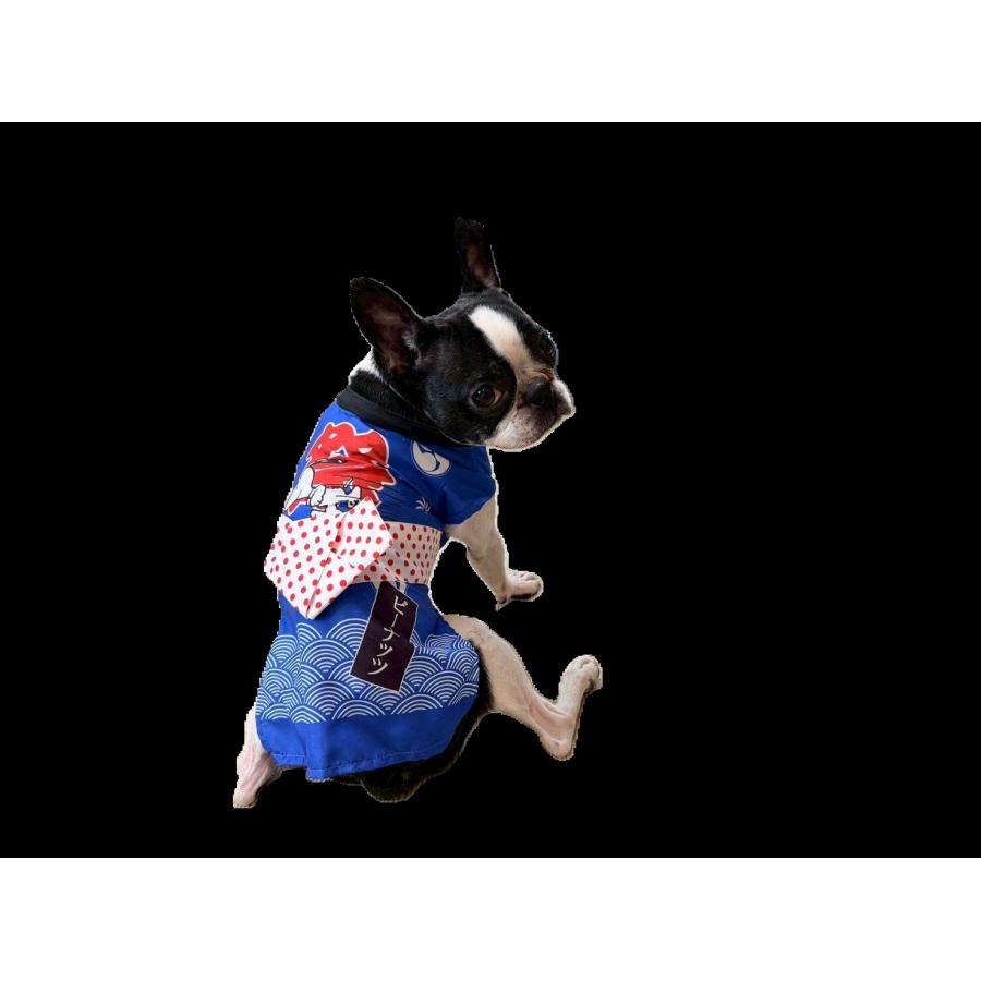 PEANUTS 犬 服 スヌーピー はっぴ 小型犬 夏祭り ゆかた 浴衣 法被 祭