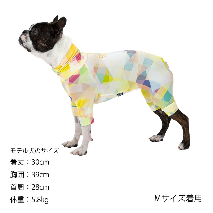 MANDARINE BROTHERS 犬 服 スキンタイトスーツマルチプリント MANDARINE BROTHERS 犬 服 スキンタイトスーツマルチプリント