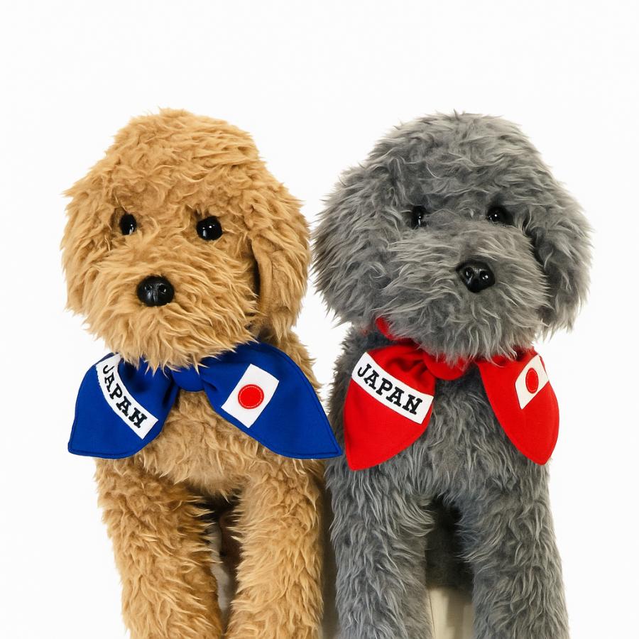 犬 猫 日本代表 応援グッズ バンダナ スカーフ ハンドメイド