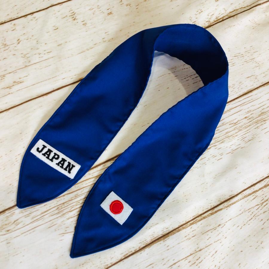 犬 猫 日本代表 応援グッズ バンダナ スカーフ ハンドメイド