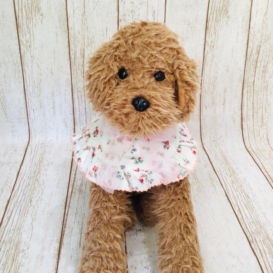 犬 フリル スタイ 韓国風 つけ襟 バンダナ ケープ ビブ 付け襟 犬服 猫