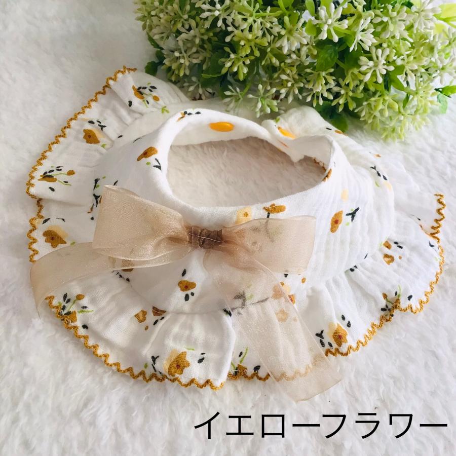 犬 フリル スタイ 韓国風 つけ襟 バンダナ ケープ ビブ 付け襟 犬服 猫