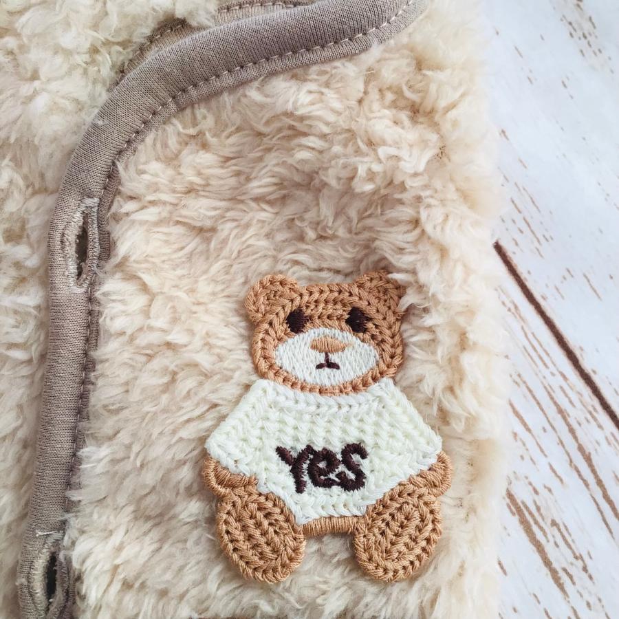 犬 服 うちの子 名前入り シャギーベスト 刺繍 ハンドメイド 重ね着