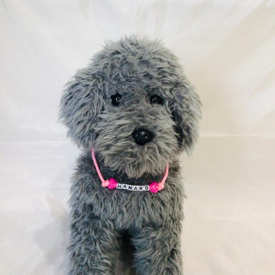 犬 発光 チョーカー うちの子 名前入り ハンドメイド 夜の散歩