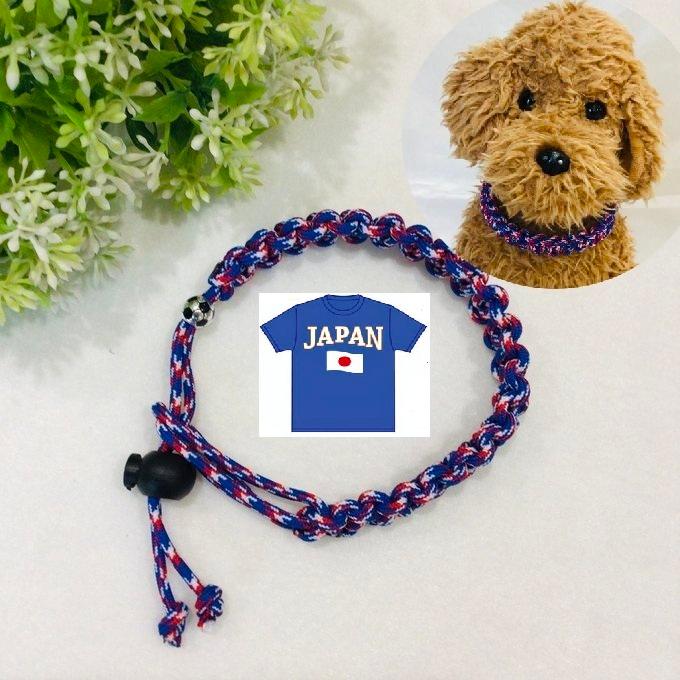 犬 猫 日本代表 応援グッズ チョーカー ハンドメイド アクセサリー
