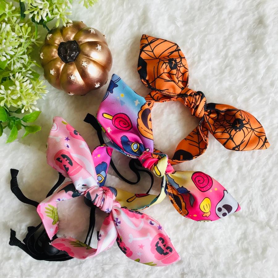 犬 ハロウィン カチューシャ 2way ハンドメイド イベント おばけ