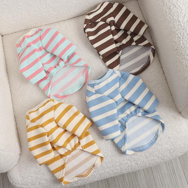 犬 服 名前入り ハンドメイド 刺繍 ワッフル Tシャツ 名入れ ネーム 犬