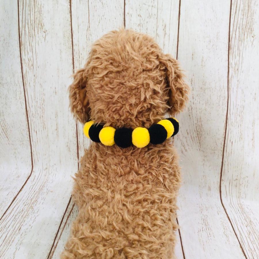 犬 猫 服 節分 ハンドメイド ボンボンチョーカー トラ 虎 鬼 ボール