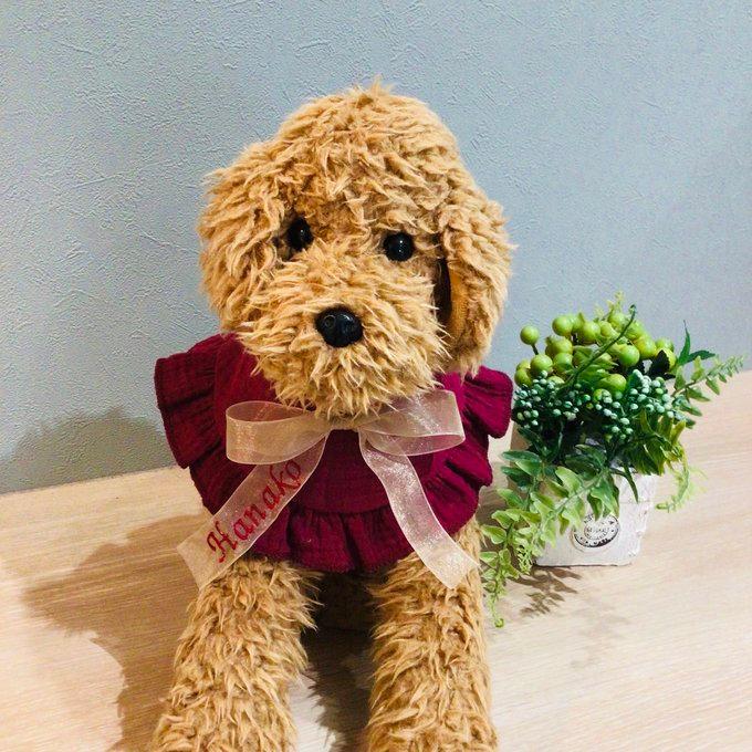 ponpon ハンドメイド 犬服 犬服ハンドメイド バルーンの裾をふんわりさせてみた dog clothes DIY