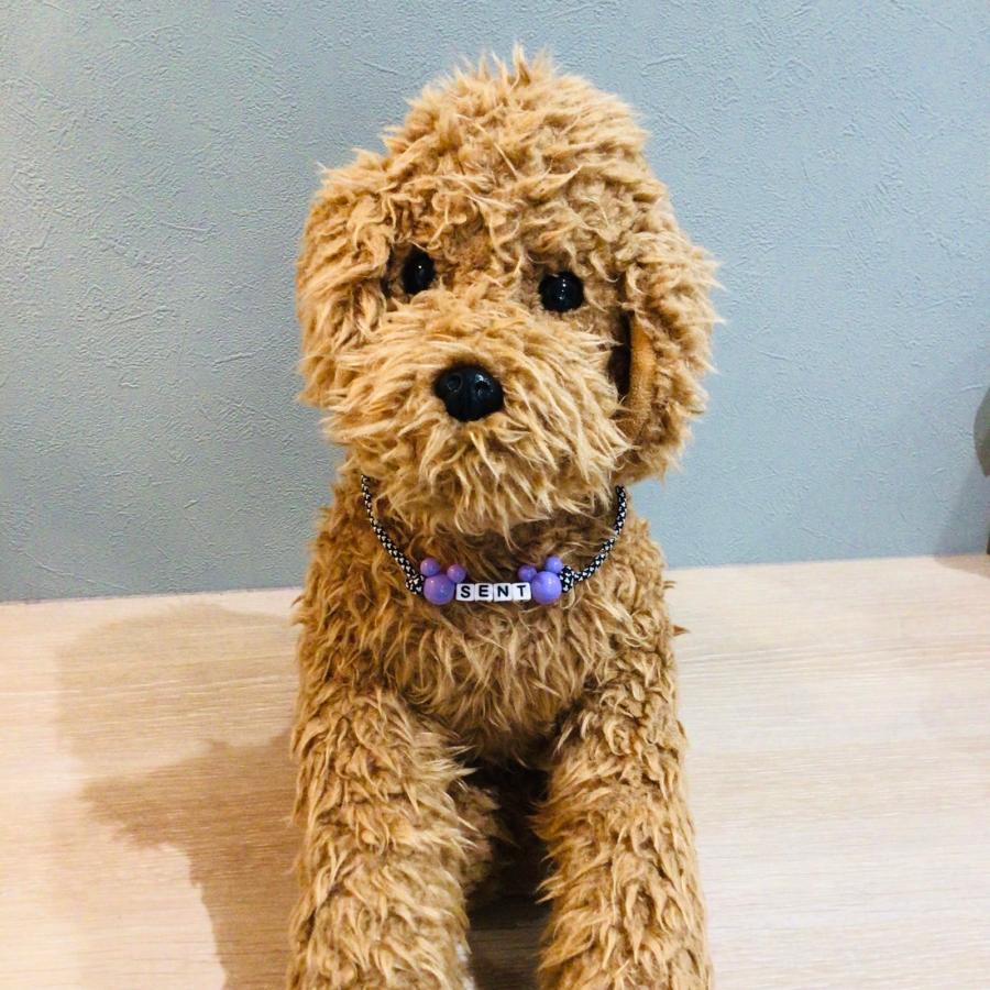 犬 名前入り チョーカー ハンドメイド ネックレス アクセサリー
