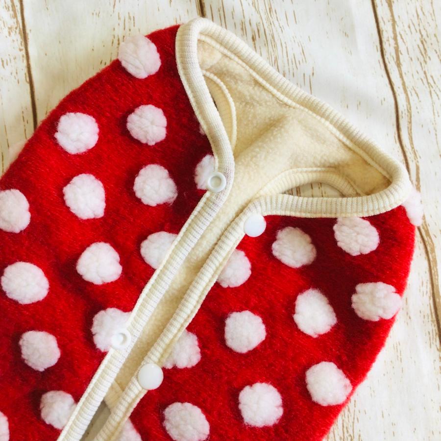 犬 服 ハンドメイド 名前入り 刺繍 ベスト 重ね着 防寒 名入れ 背中