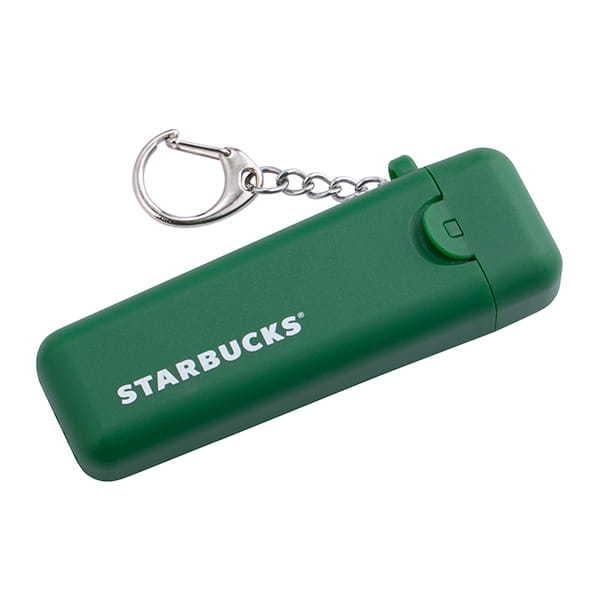 STARBUCKS スターバックス リユーザブル ストロー 台湾 海外限定 スタバ グリーン エコ キーホルダー 携帯用 シリコン