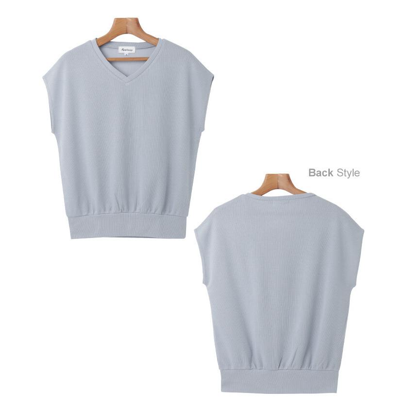 カットソー Vネックフレンチスリーブ半袖カットソー Tシャツ カットソー Vネックフレンチスリーブ半袖カットソー Tシャツ