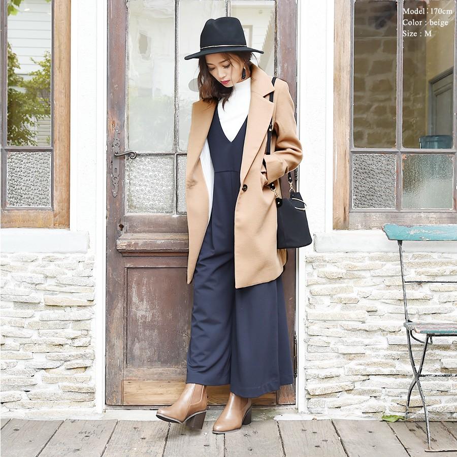 コート ベーシックチェスターコート アウター 羽織り 膝丈 ロング